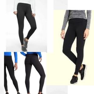 Athleta Tights Fleece Lined Leggings Size S